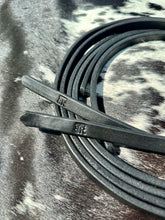 BRT Black Show Reins Slot Ends