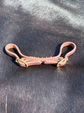 Hot Oil Curb Strap with Brass Studs