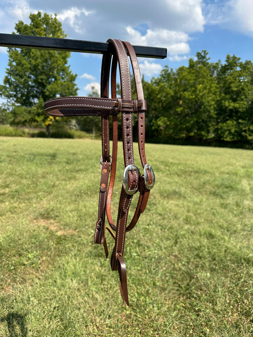Stitched Browband Headstall