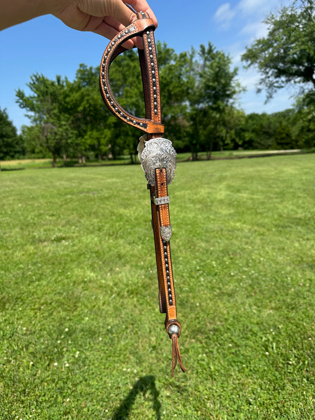 Used Blue Ribbon Show Headstall