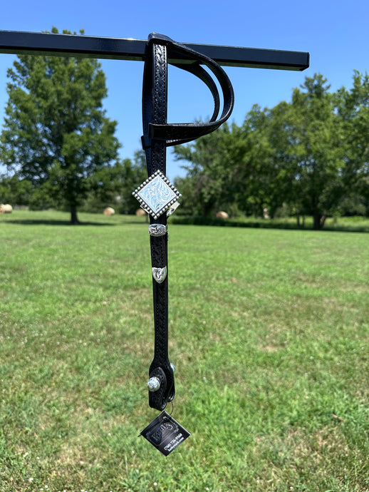 New Kathy’s Two Black Show Headstall