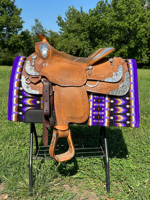 15 1/2” Blue Ribbon Show Saddle