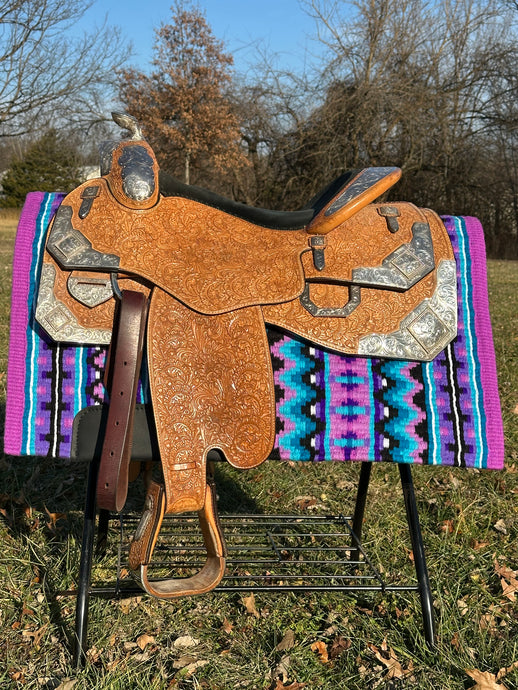 15 1/2” Blue Ribbon Show Saddle