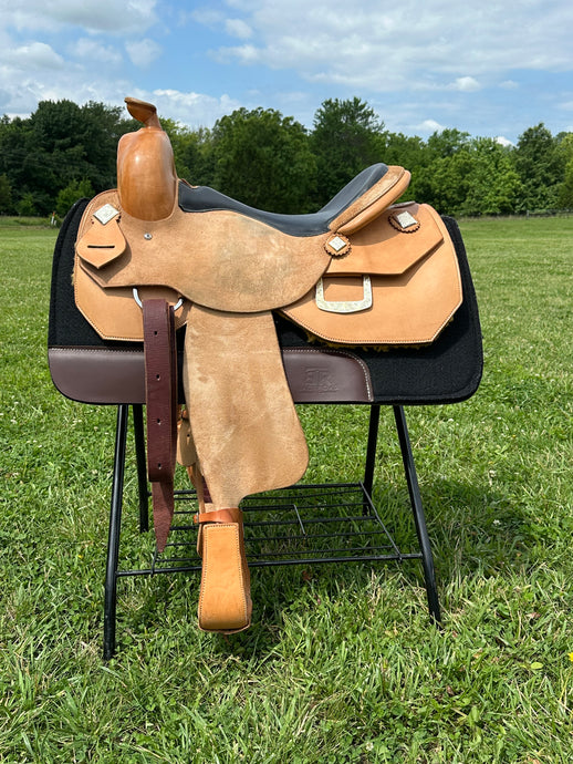 16” Larry Cox Work Saddle
