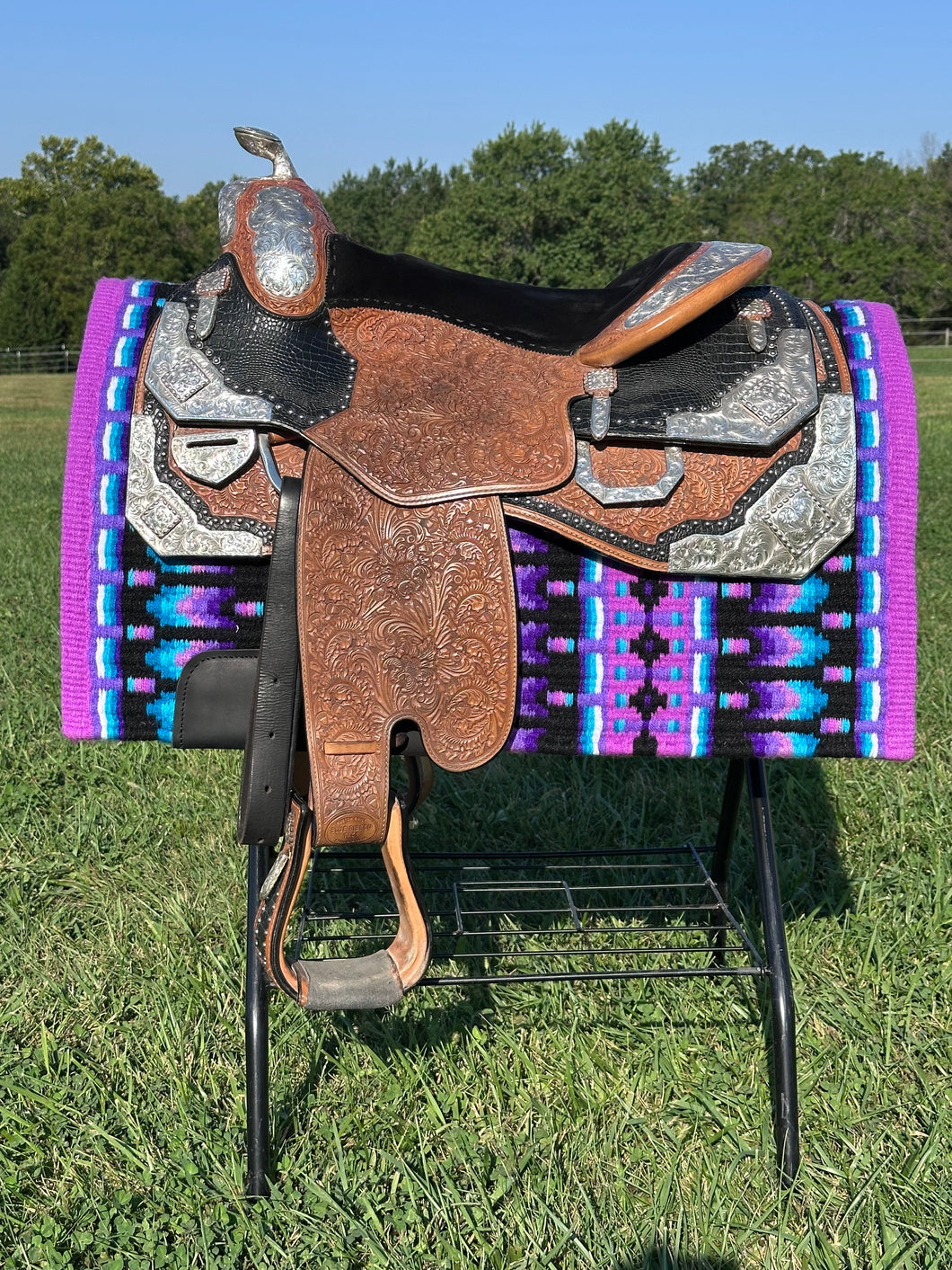 16” Blue Ribbon Show Saddle