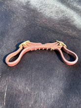 Hot Oil Curb Strap with Brass Studs