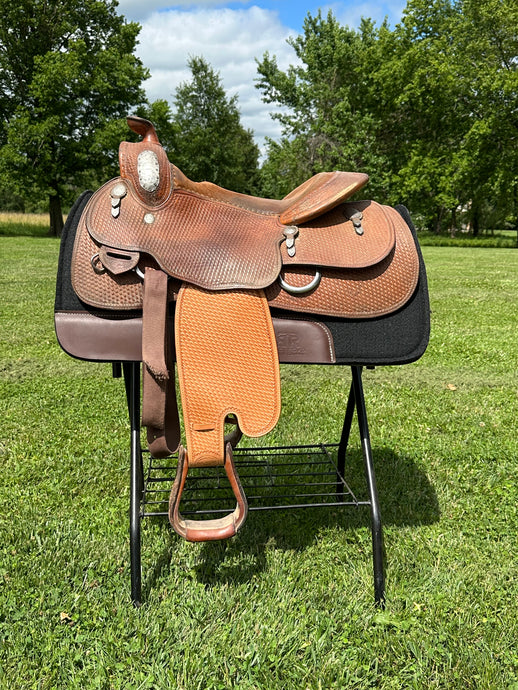 14 1/2” Blue Ribbon Work Saddle